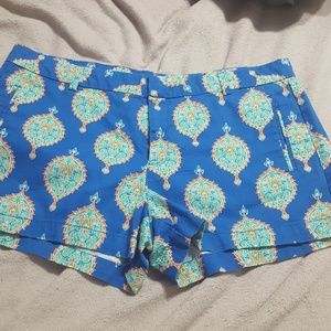jcpenney Blue Paisley Print Women's Shorts